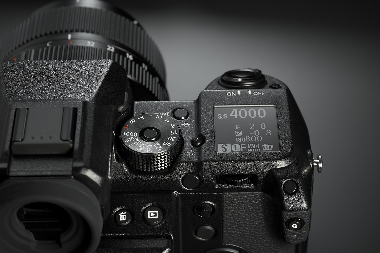 Display på Fujifilm GFX 50S