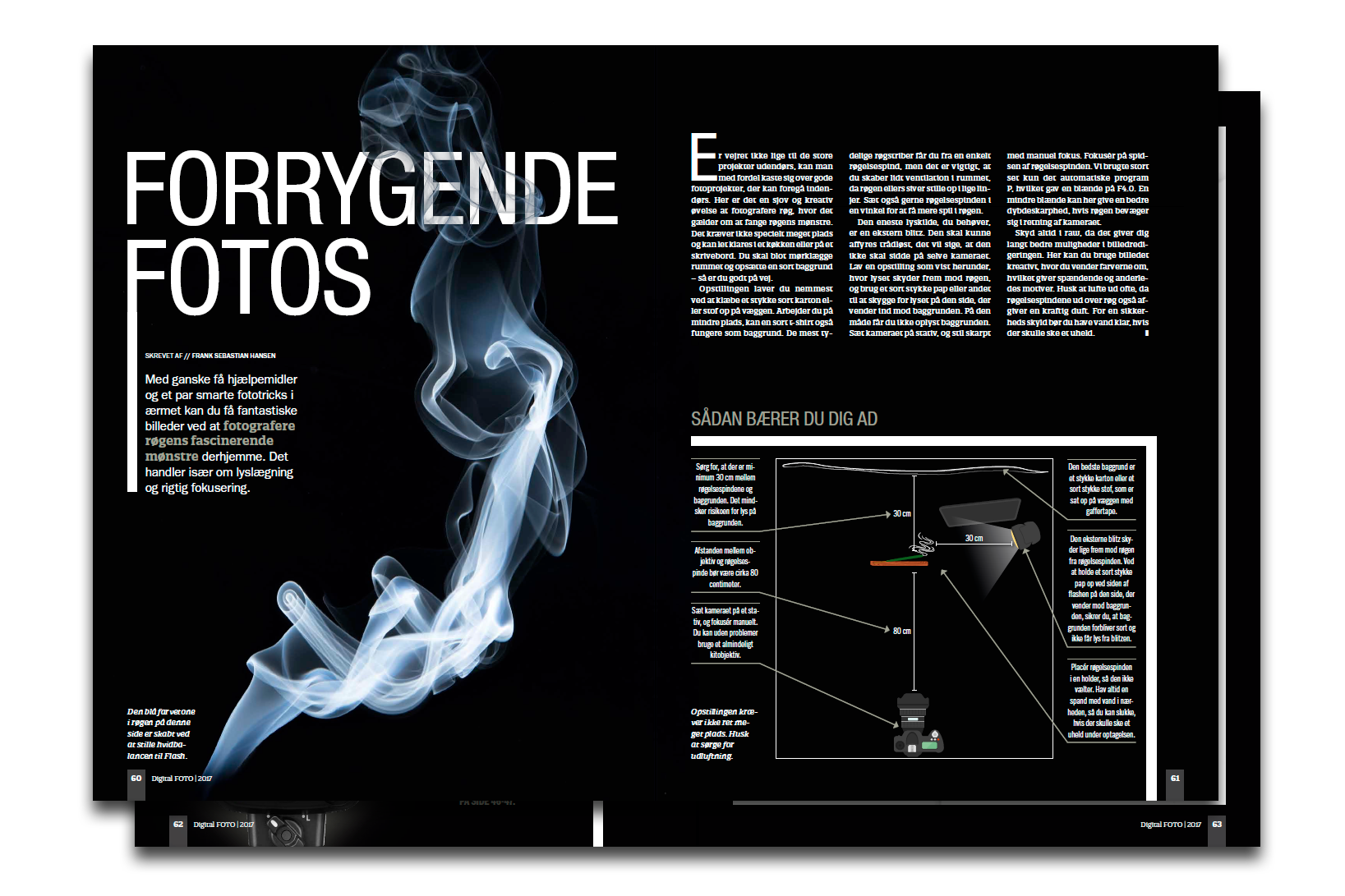 Forrygende fotos med røg