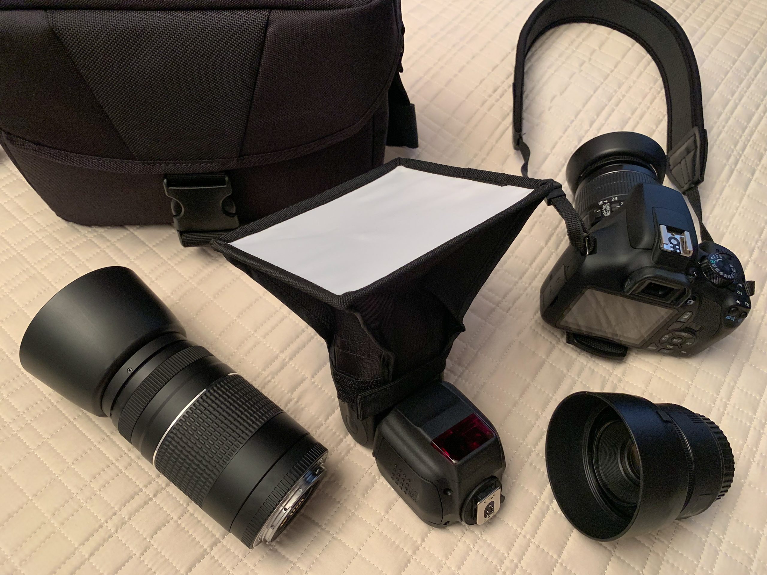 Kamerautstyr og kameradiffuser