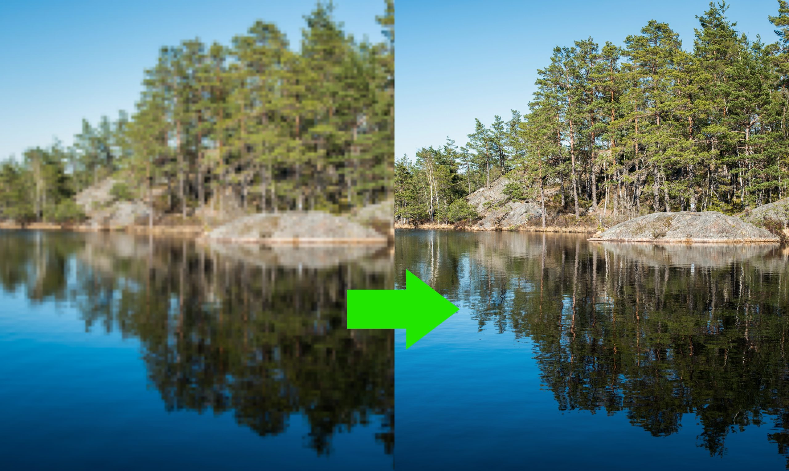 Du kan øge opløsningen på dine billeder ved hjælp af en gratis onlinetjeneste eller billedredigeringssoftware.