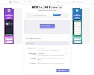 Du kan laste opp en større mengde HEIC-filer og konvertere alle til jpg.