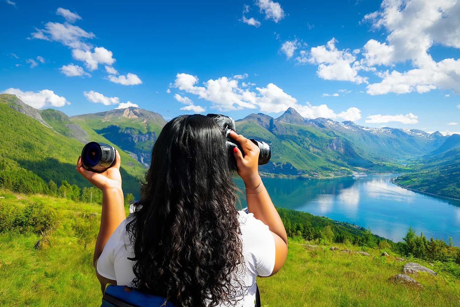 Tekoälyn käsitys valokuvaamisesta.
