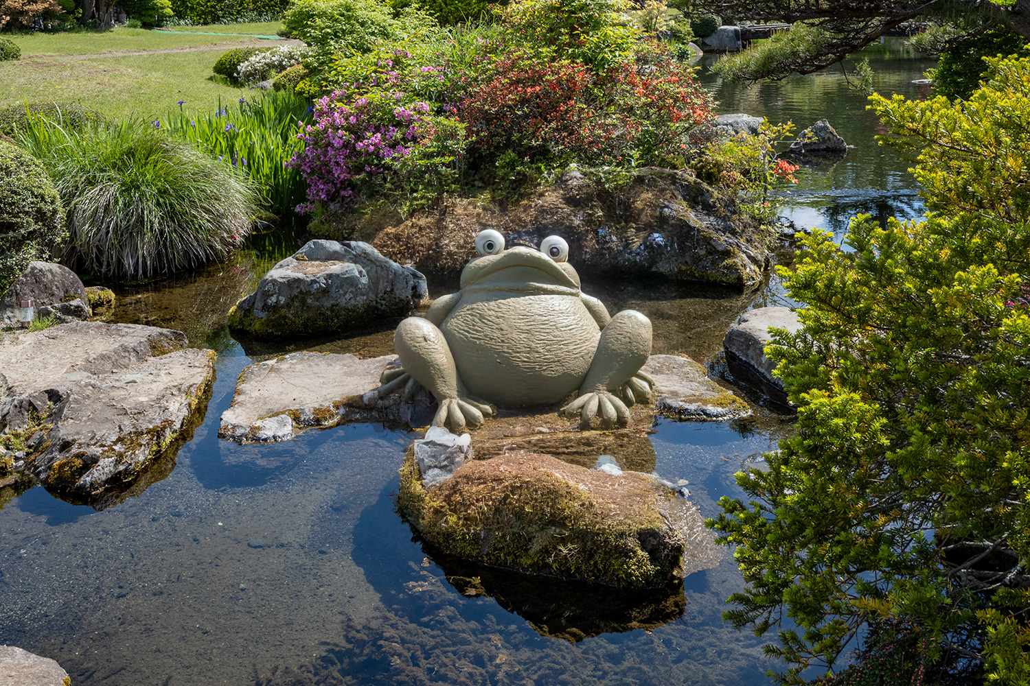 Bilde med KI-generert padde