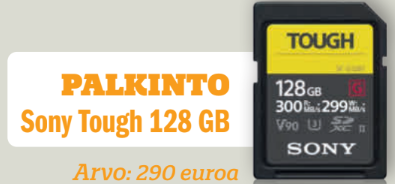 Sony Tough 128 GB.