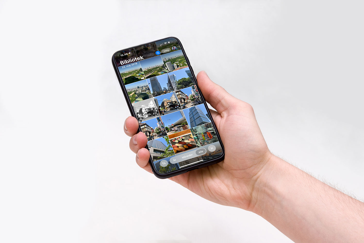 Bilder-appen på iPhone