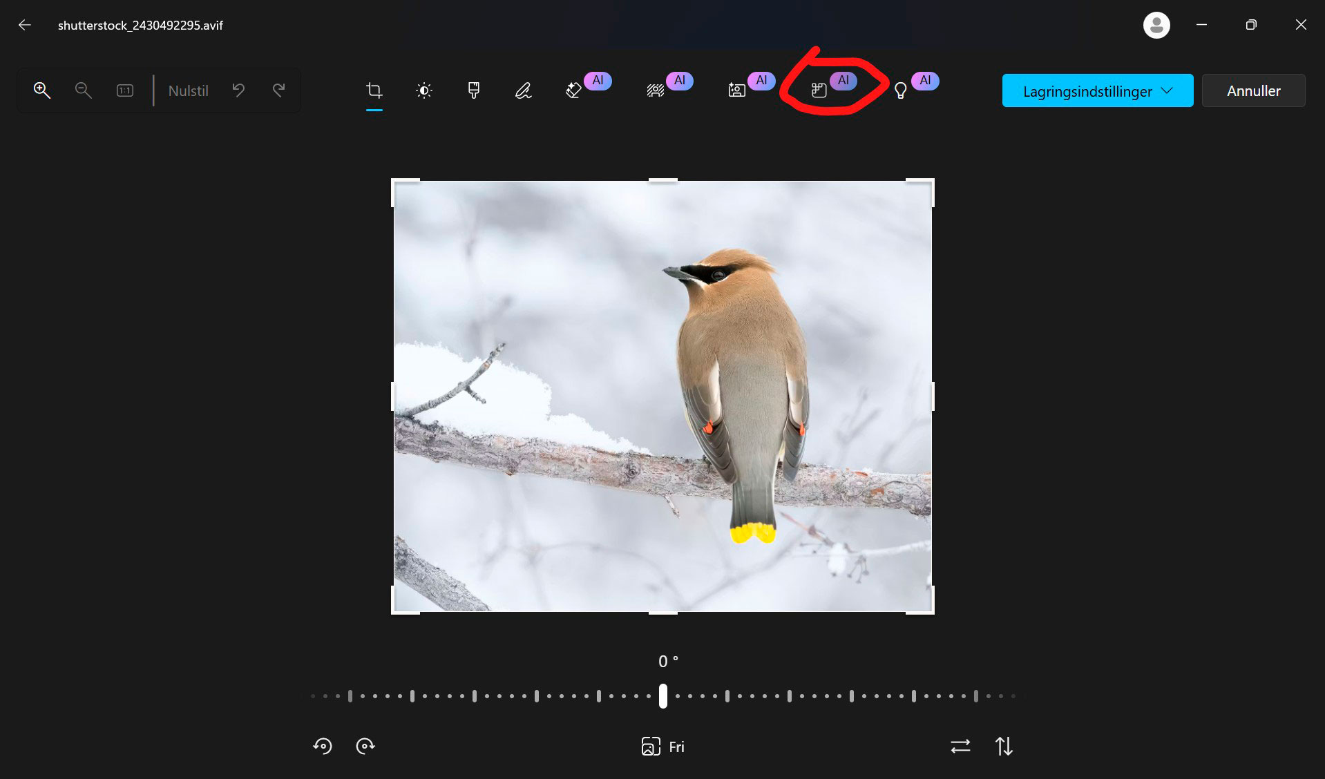 Slik ser Superoppløsningsikonet ut.