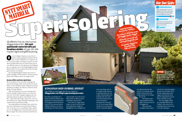 Superisolering med kingspan isolering