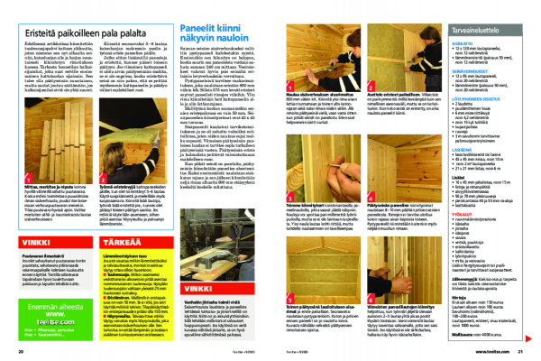 Saunan rakentaminen mökkiin