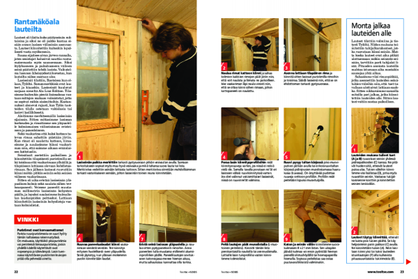 Saunan rakentaminen valmiiksi rakennettuun mökkiin