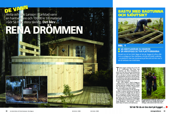 Så här bygger du ett underlag på naturgrund