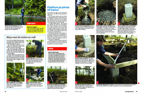 Så här bygger du ett underlag på naturgrund