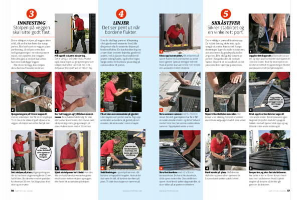 Hageport: 5 tømrertips til en sterk hageport