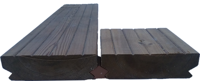 Ruuvien piilottaminen terassilautojen väliin