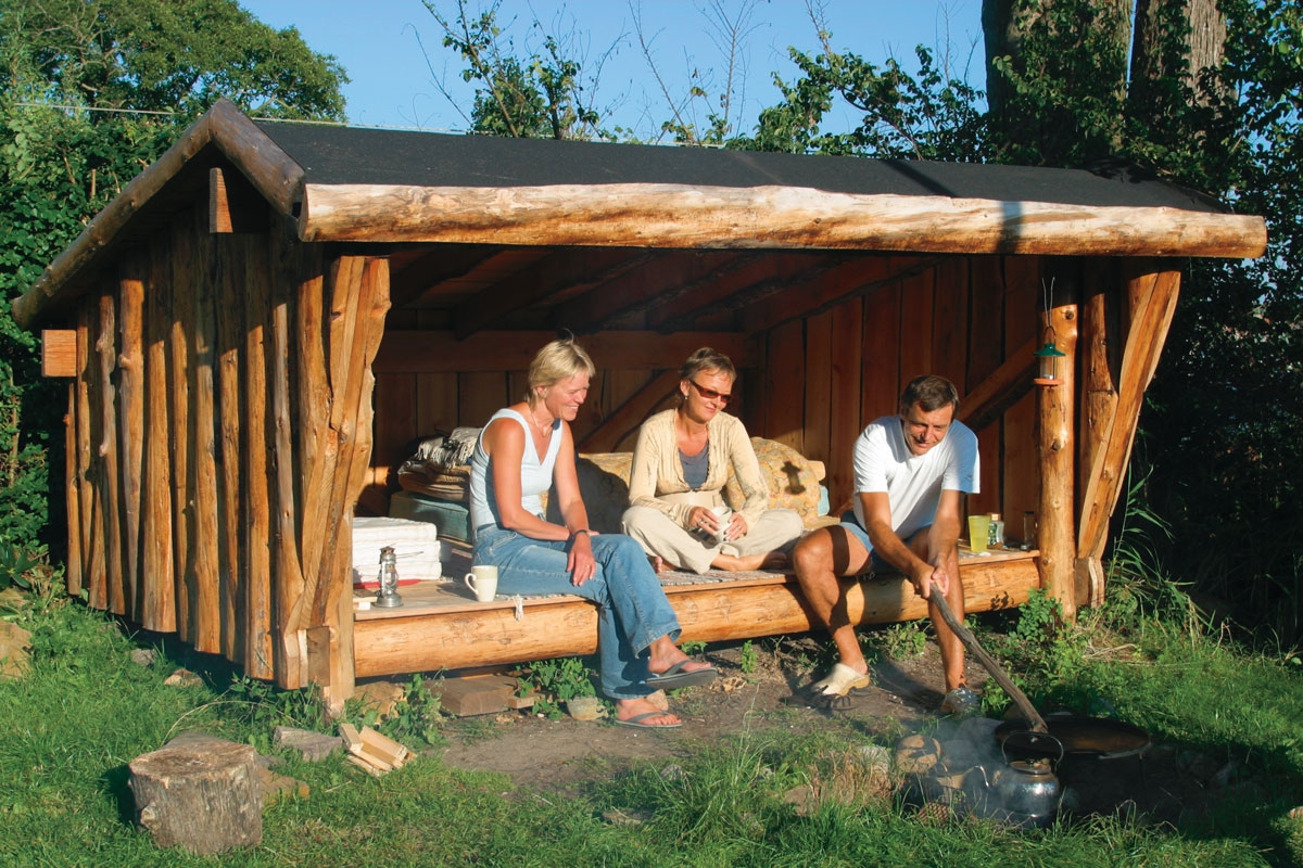 Byg shelter i haven