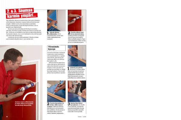 Äänieristetyn välioven viimeistely