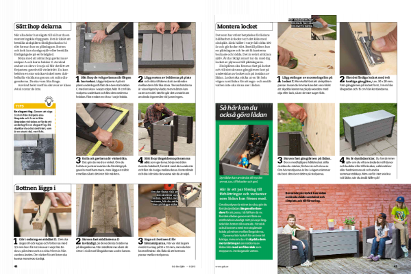 Bygga stor dynlåda vattentät