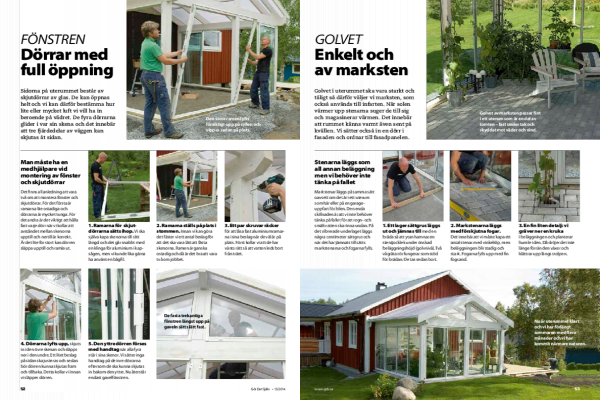 Bygga uterum lösvirke