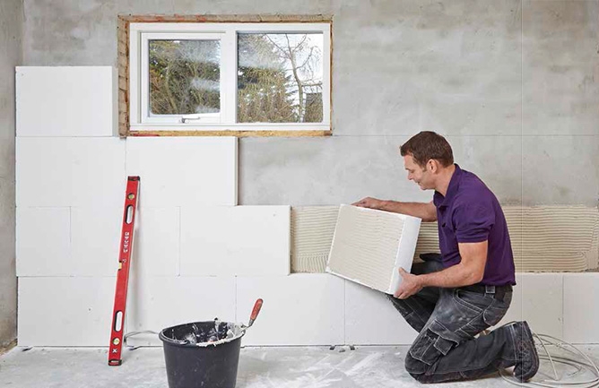 Isolera källare inifrån