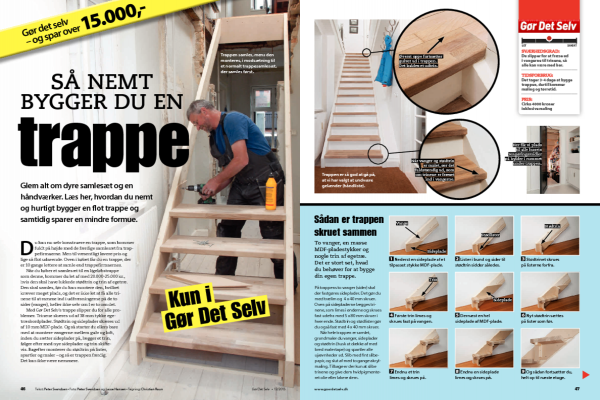 Byg selv trappe