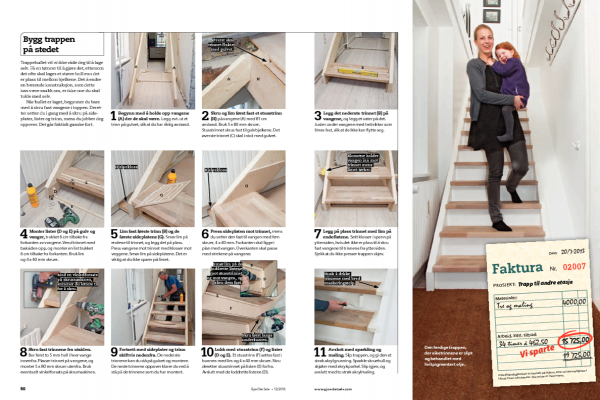 Bygge trapp selv