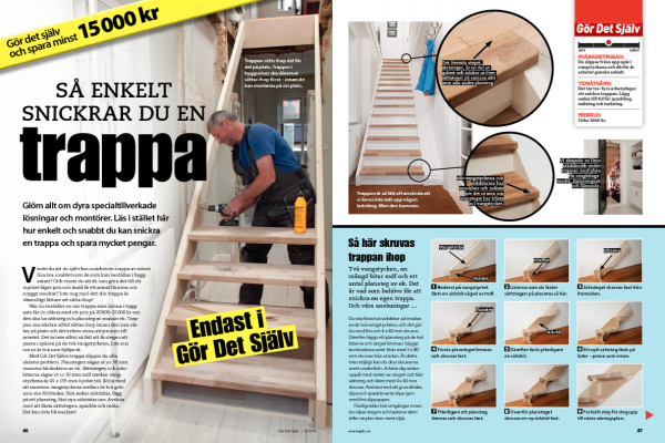 Bygga trappa