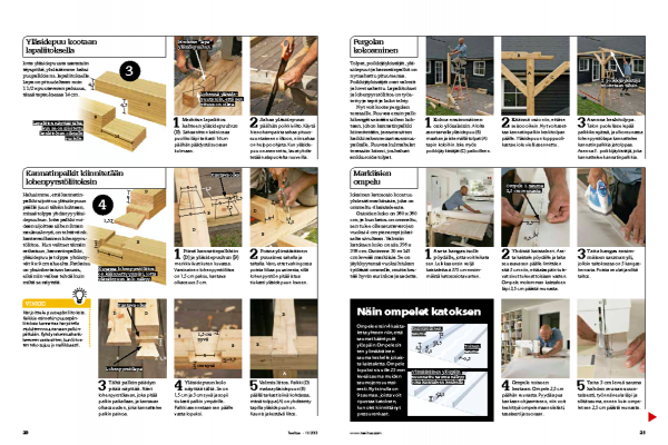 Purjekatos terassille