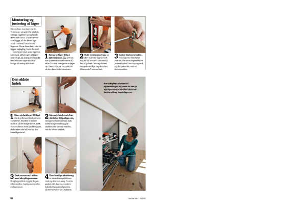 Byg selv skab skråvæg