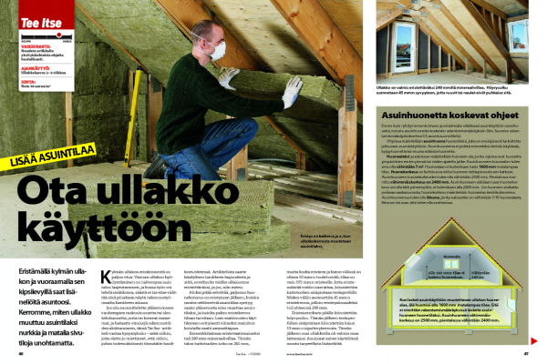 Kylmä ullakko hyötykäyttöön