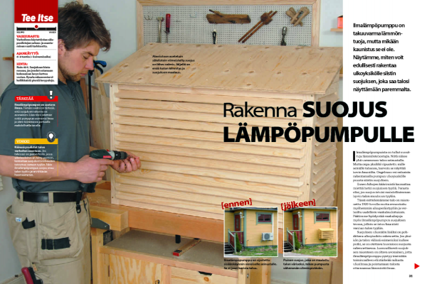 Lämpöpumpun suoja: Näin teet sen itse