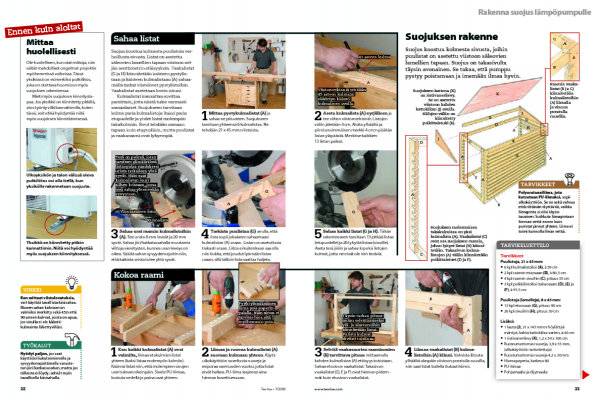 Lämpöpumpun suoja: Näin teet sen itse