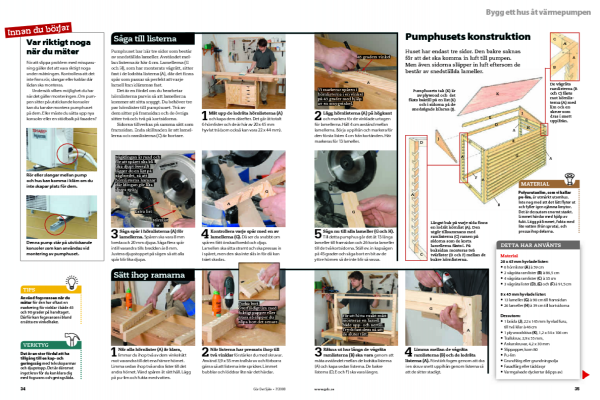 Bygga skydd för luftvärmepump själv