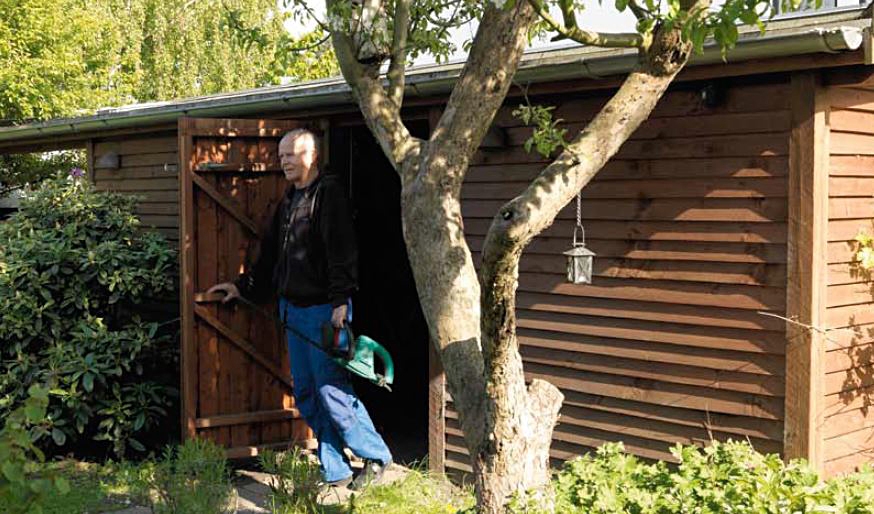 Flot og praktisk redskabsskur