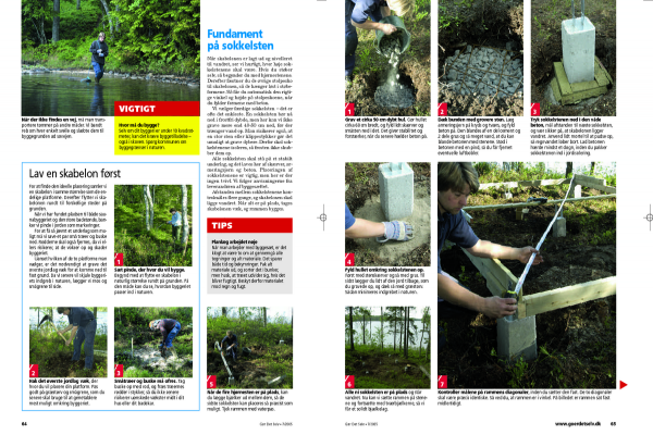 Punktfundament - sådan bygger du fundament på naturgrund