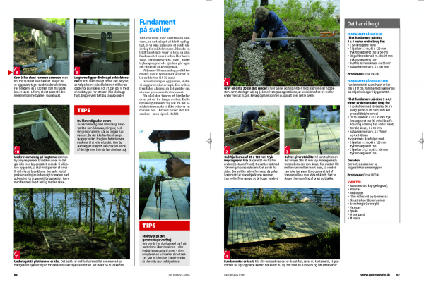 Punktfundament - sådan bygger du fundament på naturgrund