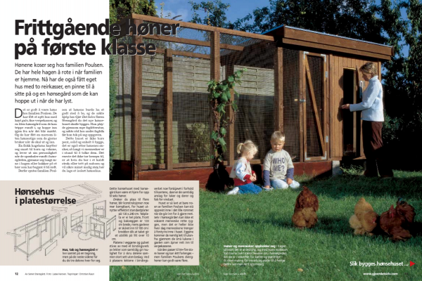 Hønsehus – Bygg et hønsehus i hagen