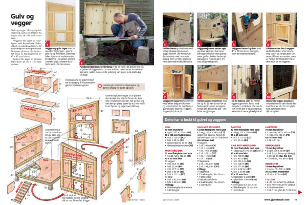 Hønsehus – Bygg et hønsehus i hagen
