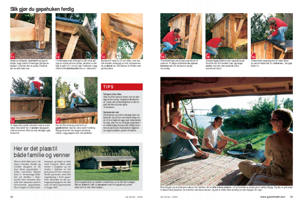 Bygg din egen gapahuk i hagen