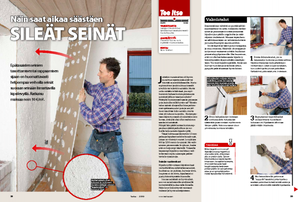 Näin helposti saat sileät seinät