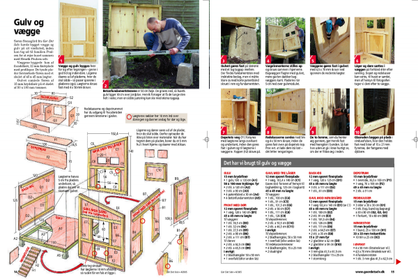 Hjemmelavet hønsehus