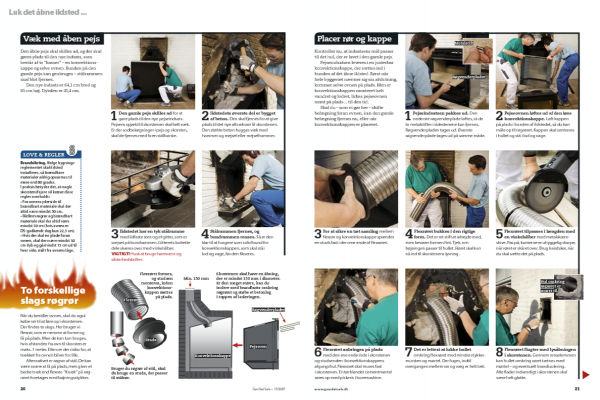 Pejseindsats montering