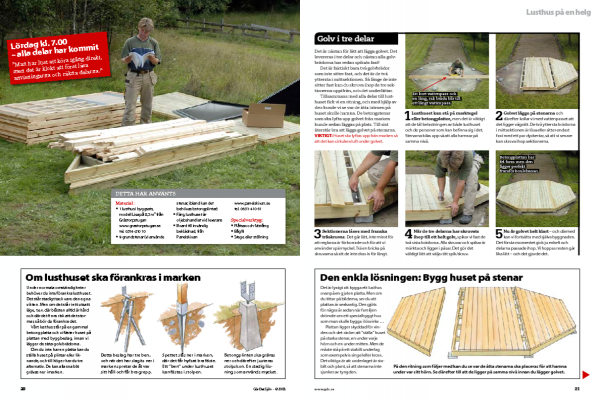 Lusthus i byggsats - bygg ett härligt lusthus