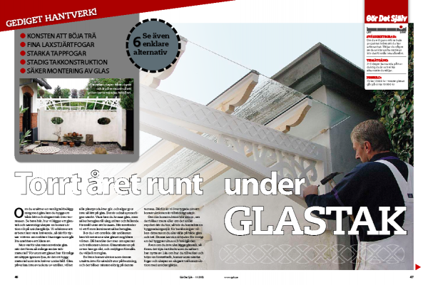 Glastak: Så gör du