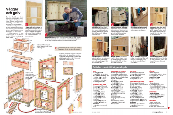 Bygg ett lyxigt hönshus i trädgården