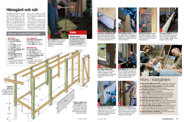 Bygg ett lyxigt hönshus i trädgården