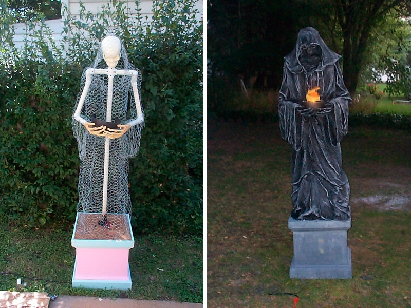Halloweenpynt gjør det selv