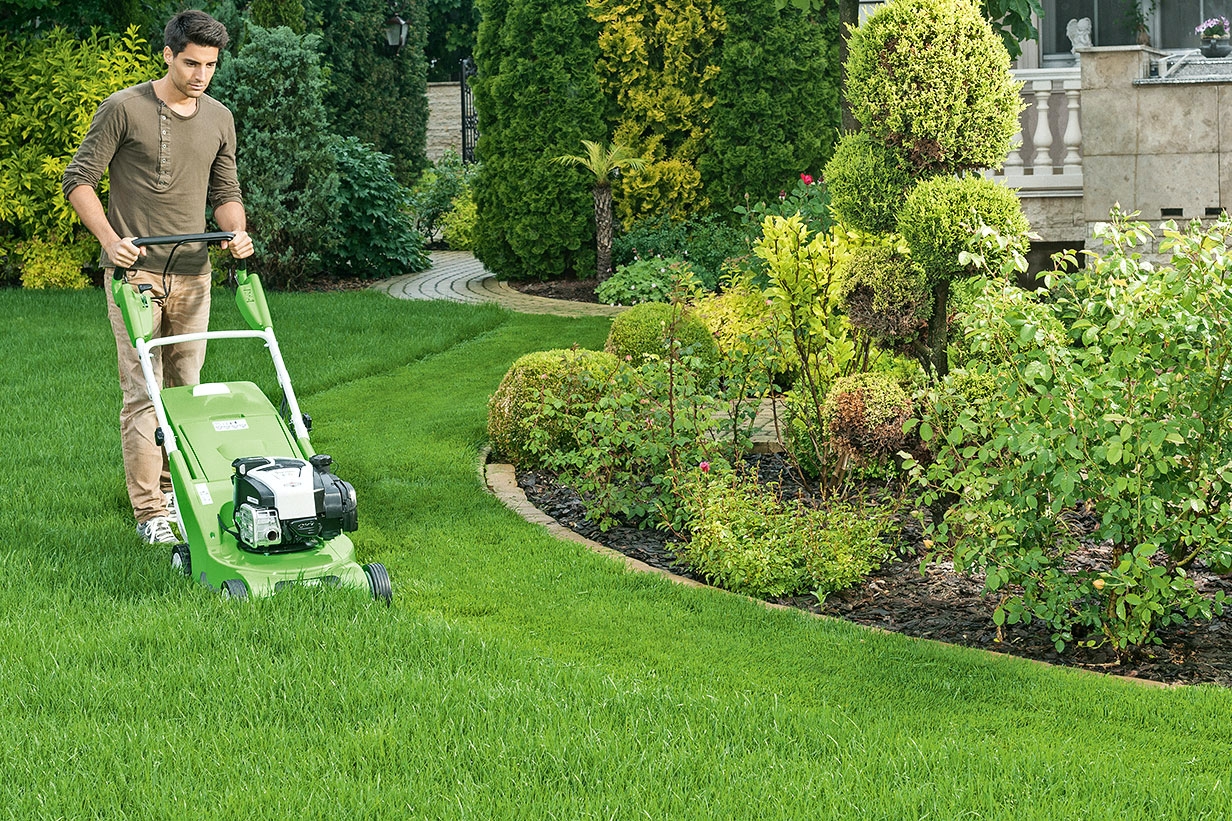 Slik klipper du gressplenen