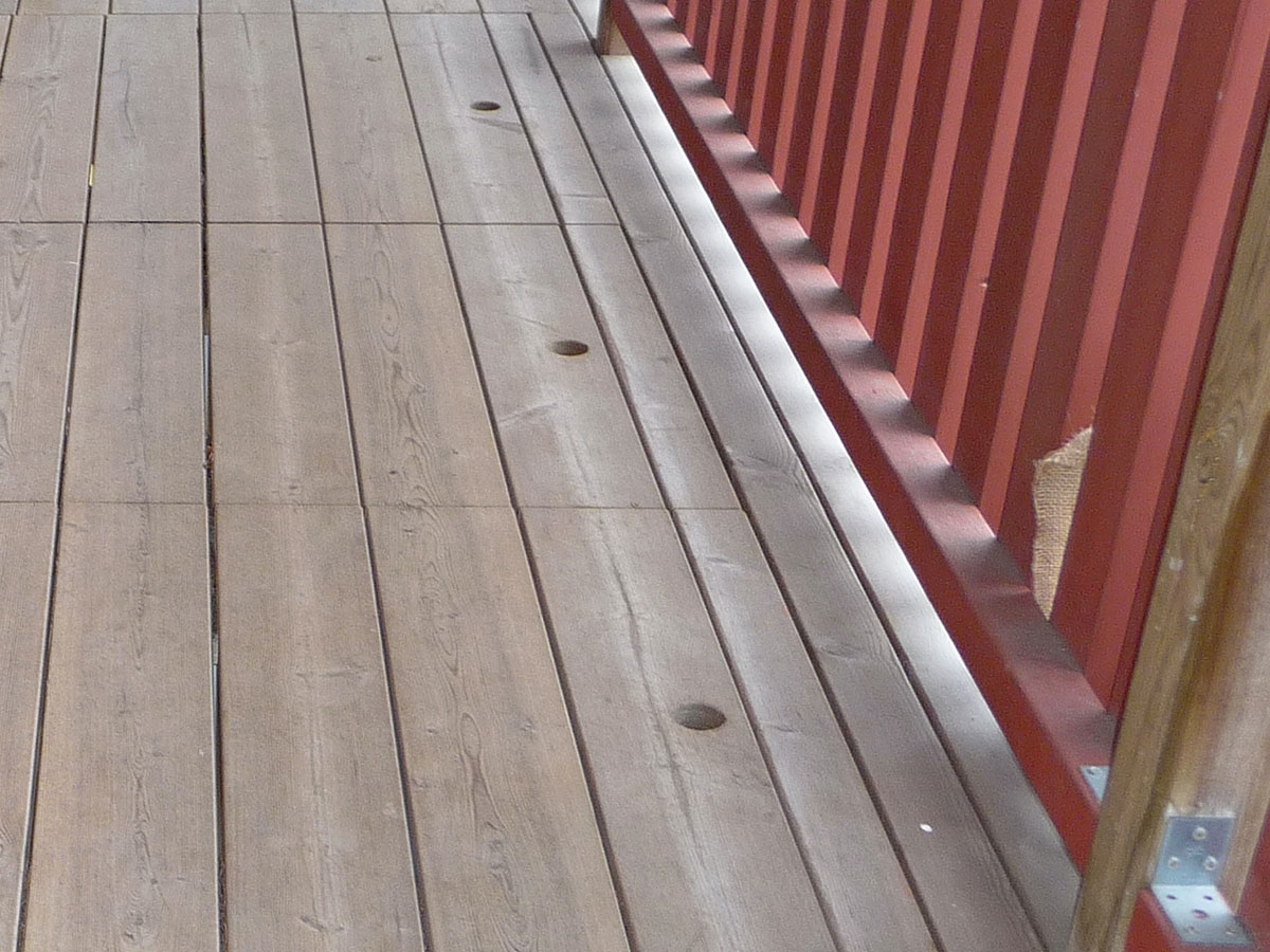 Opbevaring under terrassen