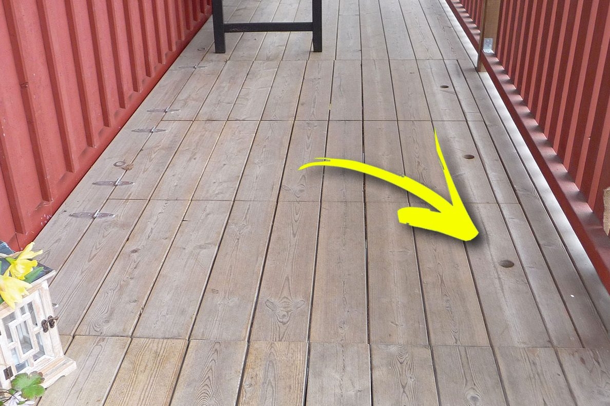 Opbevaring under terrasse