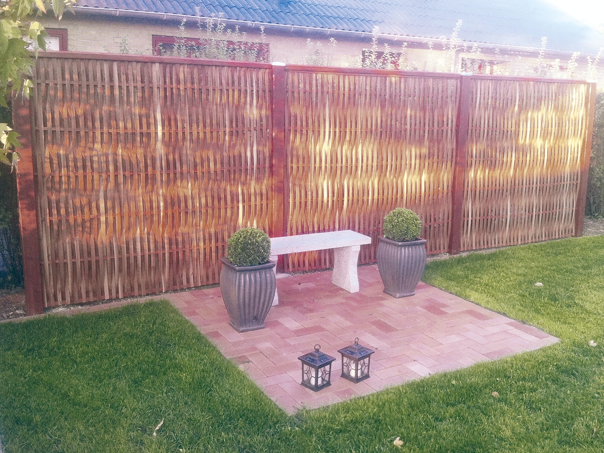 Altan flätat staket