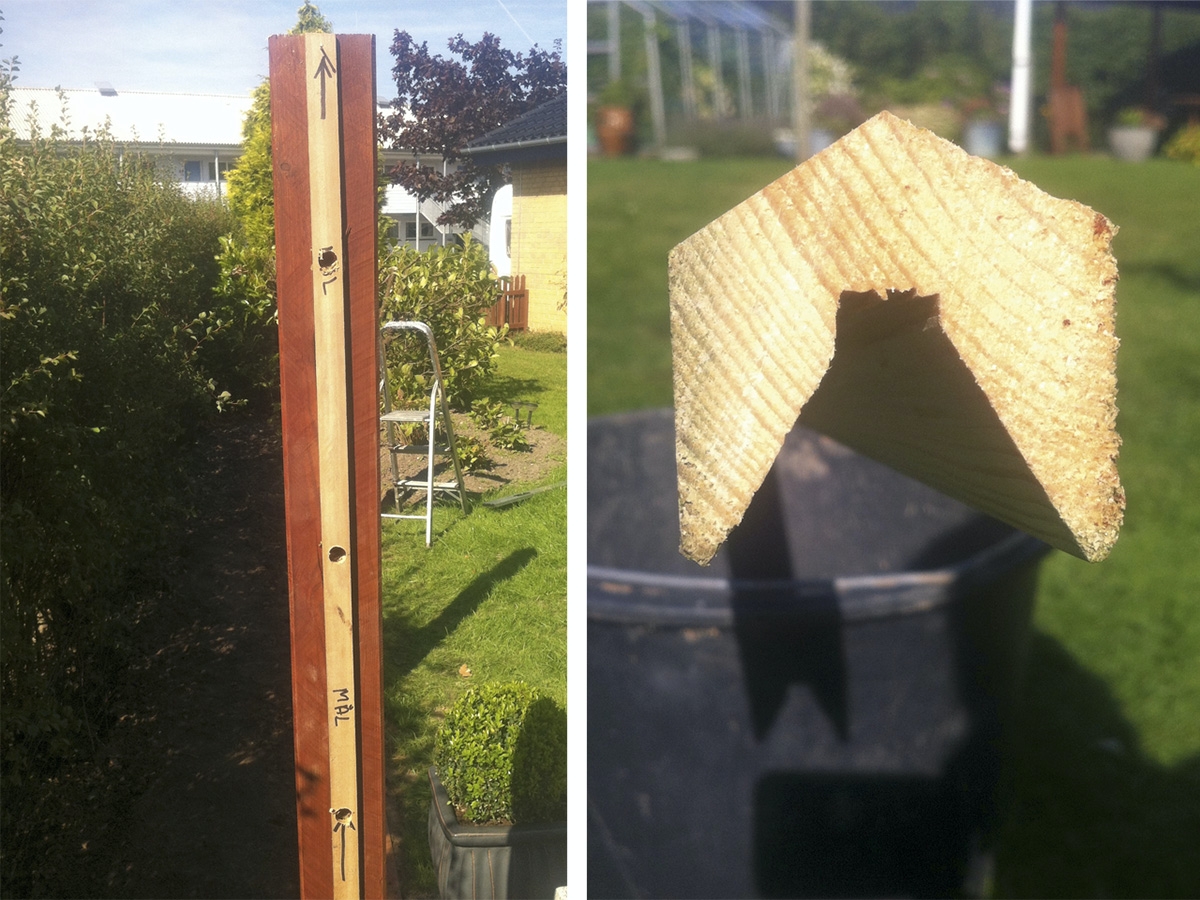 Altan flätat staket